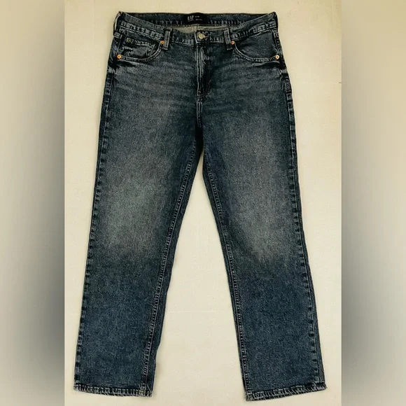 GAP Mid Rise '90s Loose Jeans-Dark Clerk-Size 10/30 - Picture 1 of 7